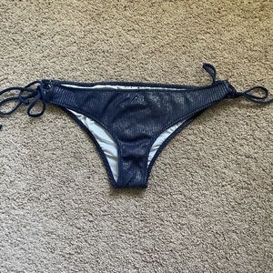 Pink Side Tie Bikini Bottoms